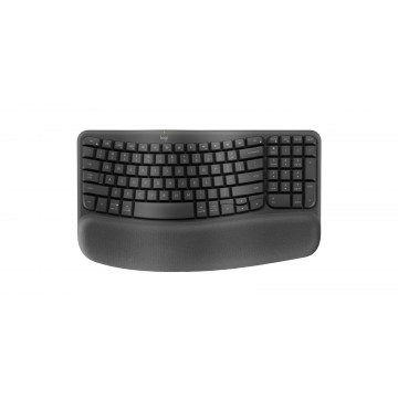Logitech Ergo Series Wave Keys Wireless Ergonomic Keyboard (Graphite)