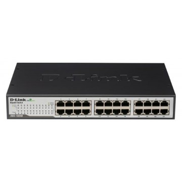 D-Link 24-Port Gigabit Unmanaged Desktop Switch with 24 Gigabit ports