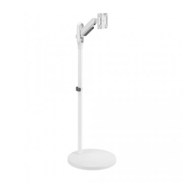 Brateck Mobile Spring assisted Display Floor Stand Fit Most 17'-35' Monitor Up to 10kg per screen VESA 75x75/100x100 Black colour