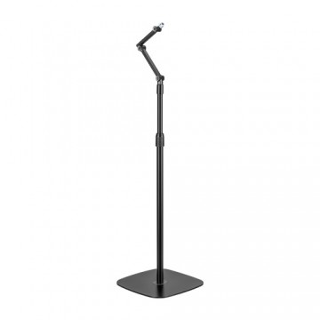 Brateck Stylish Height Adjustable Microphone Floor Stand(Matte Black & Light Grey)