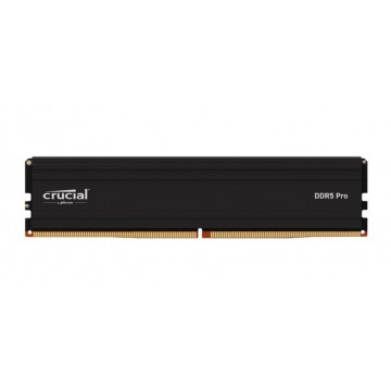Crucial Pro 32GB (1x32GB) DDR5 UDIMM 5600MHz CL46 Black Heat Spreader Support Intel XMP AMD Ryzen for Desktop PC Gaming Memory