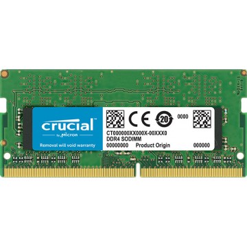 Crucial 16GB (1x16GB) DDR4 SODIMM 3200MHz CL22 1.2V Single Ranked Notebook Laptop Memory RAM ~CT16G4SFS8266