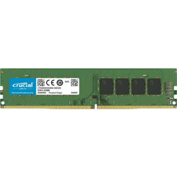 Crucial 16GB (1x16GB) DDR4 UDIMM 3200MHz CL22 1.2V Unbuffered Desktop PC Memory RAM 