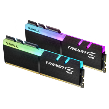 G.SKILL F4-3600C18D-32GTZR 32GB (2 x 16GB)/ PC4-28800 / DDR4 3600 Mhz/ Timings 18-22-22-42/ Voltage 1.35V/ Trident Z RGB