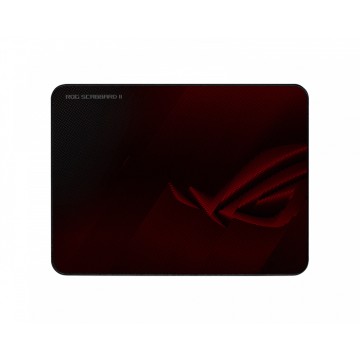 ASUS ROG SCABBARD II Gaming Mouse Pad, Medium Size (360x260mm) Water/Oil/Dust Respellent, Anti-Fray, Soft Cloth With Rubber Base