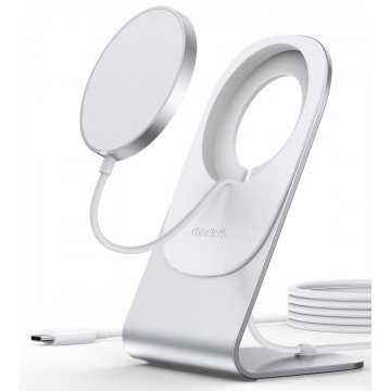 Choetech MIX00117-SL Magasafe Fast Wireless Charger Stand Holder For iPhone 13/12 (H047+T517)