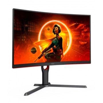 AOC CQ32G4E 32' Curved 2K QHD (2560 x 1440) 0.5ms, 180hz, HDR10,  VA, Adaptive Sync, 300 cd/m2, 1500R, HDMI 2.0 and DP 1.4.  VESA 100 x 100. Gaming Monitor