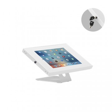 Brateck Anti-Theft Wall-Mounted/Countertop Tablet Holder  Fit most 9.7' to 11' tablets( iPad, iPad Air, iPad Pro, - White