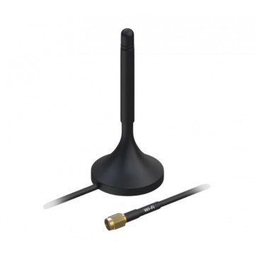 Teltonika WiFi Magnetic SMA Antenna - 2.4GHz 1.5m Cable Length - Formerly 003R-00230