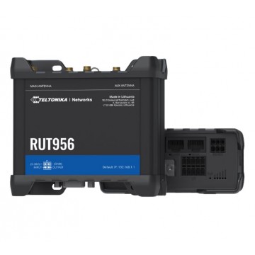 Teltonika RUT956 - dual-SIM cellular 4G LTE, WAN failover, with 4x Ethernet ports, GPS, an I/O connector block - Replaces RUT955