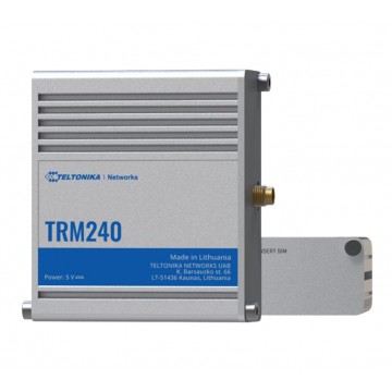 Teltonika TRM240 - the industrial grade USB LTE Cat 1 Modem with a rugged housing and external antenna connector for better signal coverage