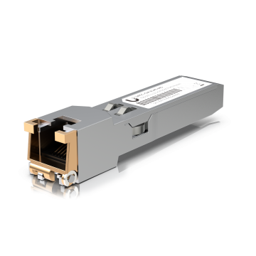 UniFi 10G SFP+ to RJ45 Adapter, 1/2.5/5/10 Gbps, Supports up to 100m