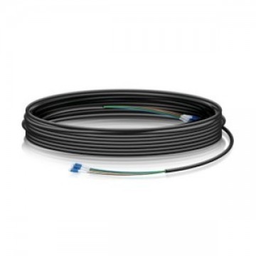 Ubiquiti Single Mode LC-LC Fiber Cable - 90m (300ft), Outdoor-Rated Jacket w/ Ripcord, Integrated Weatherproof Tape