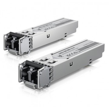 Ubiquiti UFiber SFP Multi-Mode Fiber Module, 1Gbps, 550m Distance,  2-Pack