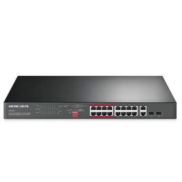 Mercusys MS120GP 20-Port Gigabit Rackmount Switch with 16-Port PoE+