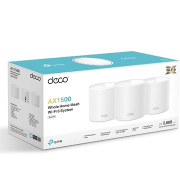 [BUNDLE] TP-Link Deco X1500(3-pack)  AX1500 Whole Home Mesh Wi-Fi 6 System Free Tapo P100(1-pack)