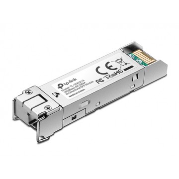 TP-Link 1000Base-BX WDM Bi-Directional SFP Module (TL-SM321A-2) TX: 1550nm, RX: 1310nm, Up to 2KM Transmission Distance, LC Simplex