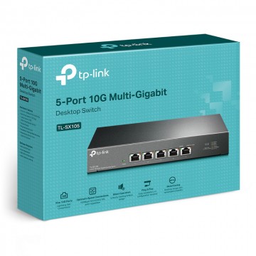 TP-Link TL-SX105 5-Port 10 Gigabit Unmanaged Desktop Switch