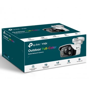 TP-Link VIGI C350(4mm) 5MP Full-Colour Bullet Network Camera, 4mm Lens, Two-Way Audio, Smart Detection, 3YW
