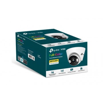 TP-Link VIGI C450(4mm) 5MP  Full-Colour Turret Network Camera, 4mm Lens, Two-Way Audio, Corridor Mode, Smart Detection
