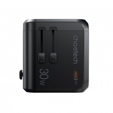 Choetech PD5008 GaN 30W  1 x USB-C+ 3 x USB-A Fast Universal Travel Wall Charger