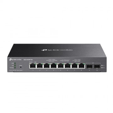 TP-Link SG2210XMP-M2 Omada 8-Port 2.5GBASE-T and 2-Port 10GE SFP+ Smart Switch