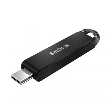 SanDisk Ultra USB Type-C Flash Drive, CZ460 256GB, USB Type C 3.1, Black, Super-thin Retractable, 5Y