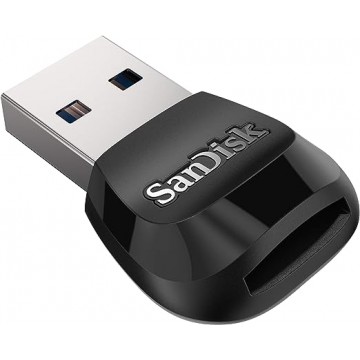 Sandisk MobileMate USB 3.0 Reader  microSD™ card reader   speeds up to 170 MB/s  USB-A 2-year limited warranty