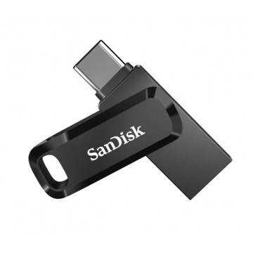 SanDisk 512GB Ultra Dual Drive Go 2-in-1 USB-C & USB-A Flash Drive Memory Stick 150MB/s USB3.1 Type-C Swivel for Android Smartphones Tablets Macs PCs