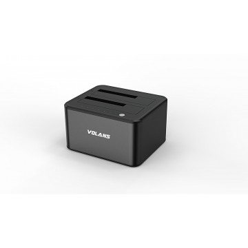 Volans VL-DS30S Dual Bay USB 3.0 Aluminium Docking Station
