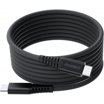 Choetech XCC-1051 Data Cable Charger Magnetic 240W 5A 48V USB-C to C 1.8M Braided