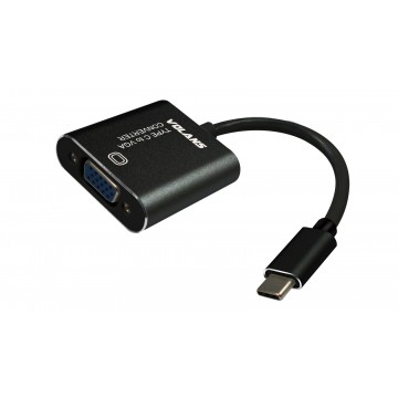 VOLANS VL-UCVG Aluminium USB-C to VGA Adapter