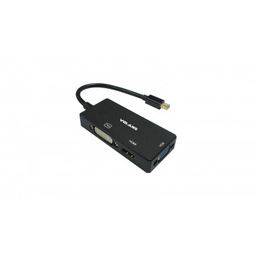 VOLANS VL-MDPHDV-4K Mini DisplayPort to HDMI (4K) / DVI / VGA Converter