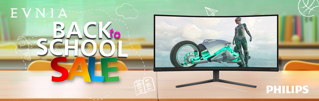 Philips Monitors Back to school Sales 6 Jan - 5 Feb