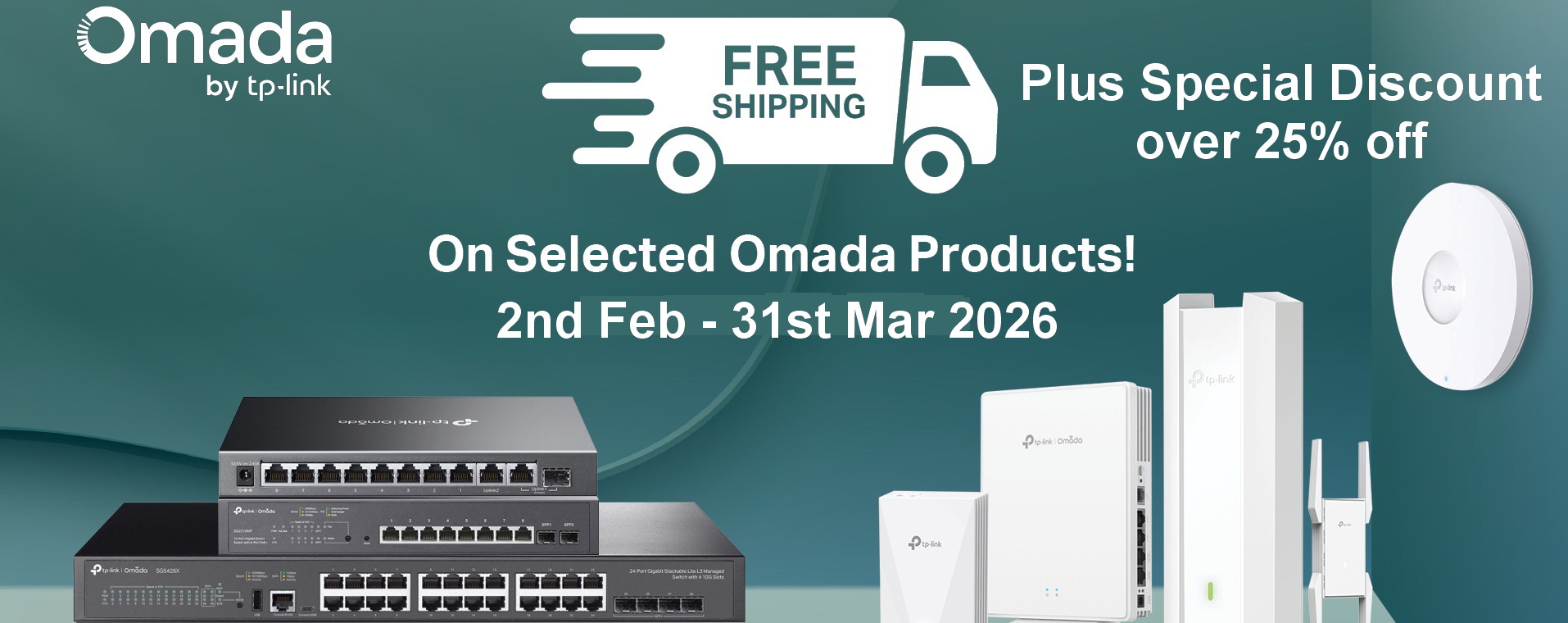 TP-Link Omada Networking Q1 Fee shipping 2026